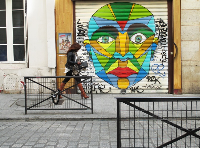Scène De Rue Art Street Street Art 10ème Arrondissement Paris
