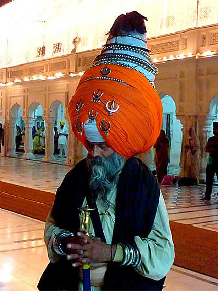 Sikh en méditation 