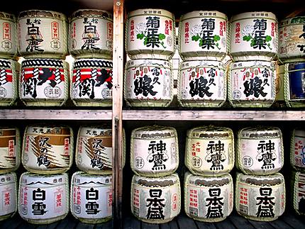 Baril de saké (offrande pour les temples)