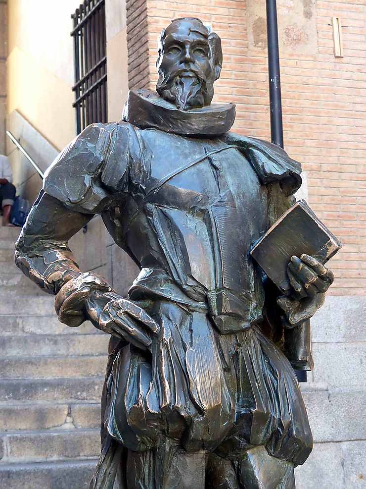 Statue de Cervantés Statues Toledo (Tolède) CastilleLa Manche