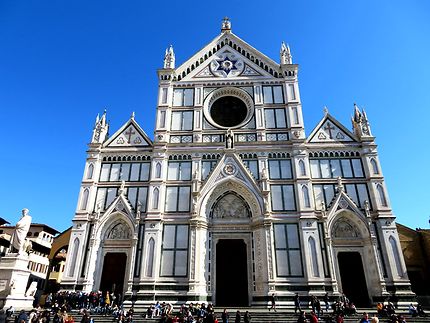 Façade de la basilique Santa Croce