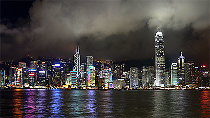 Hong Kong by night