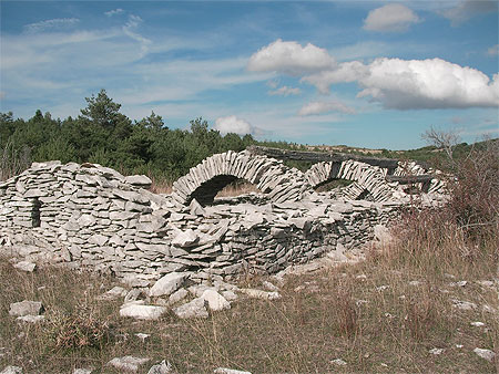 Borie en ruines version droite Borie en ruines version droite