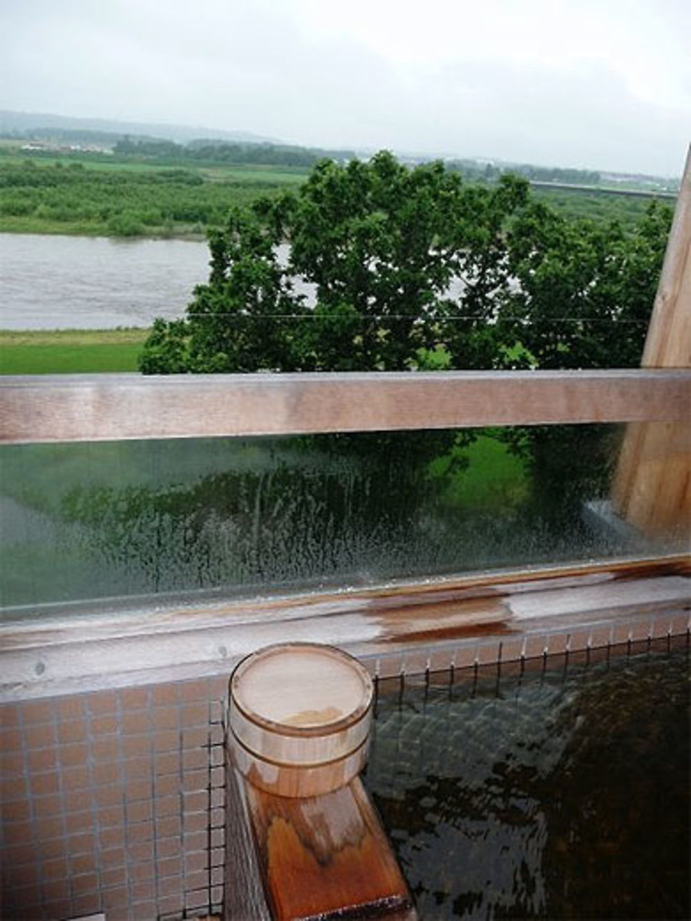 Onsen dans le ryokan de Tokachigawa