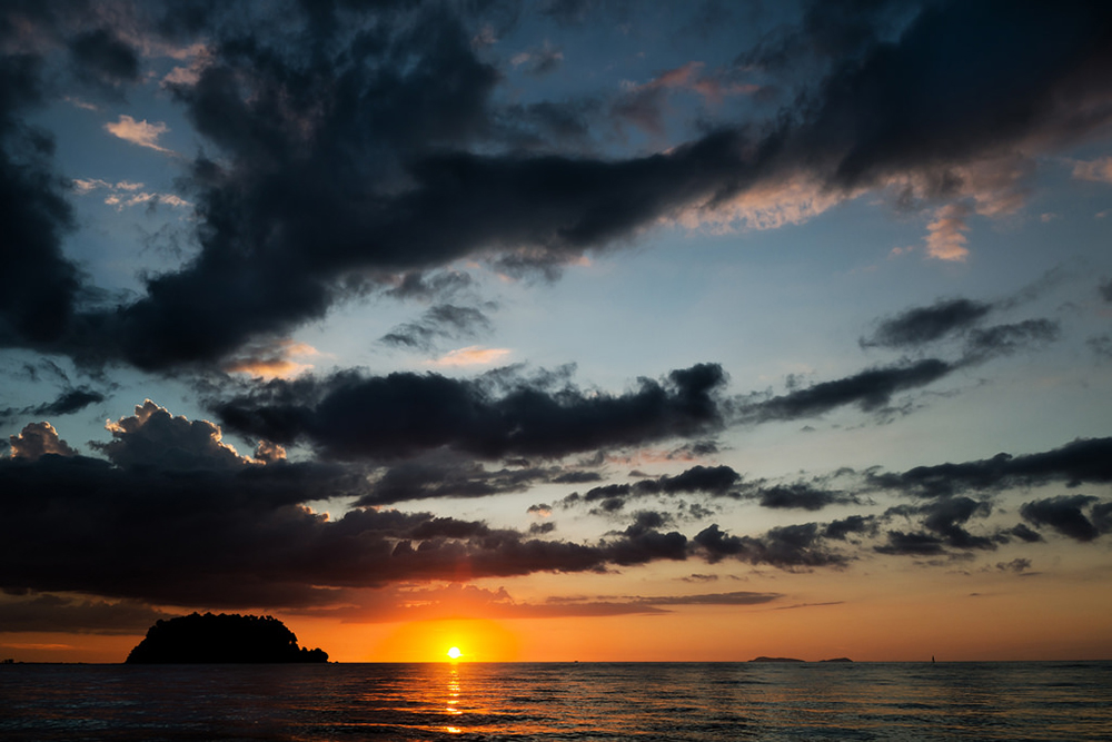 Coucher de soleil à Koh Libong Coucher de soleil à Koh Libong