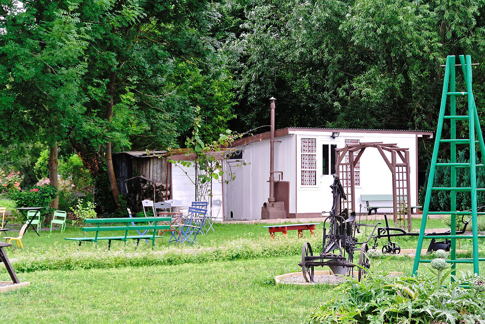 Cabane d'hortillon au musée des hortillonnages