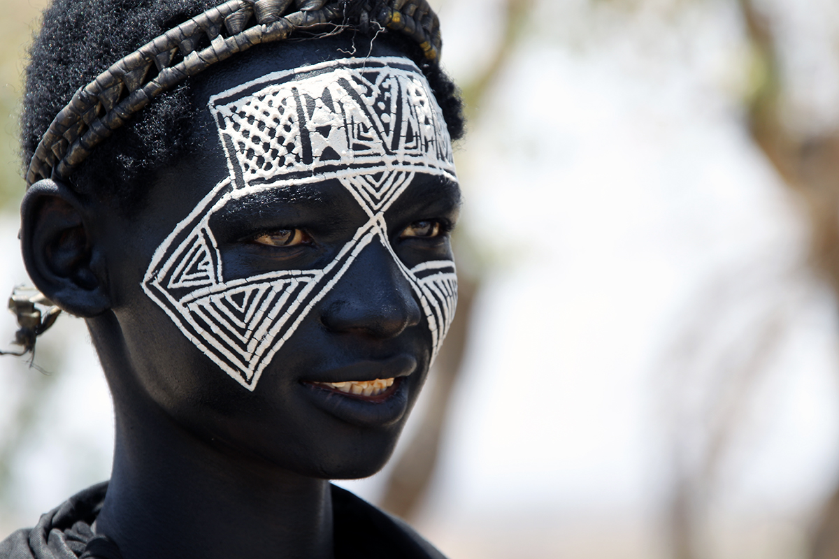 Période Dinitiation Pour Un Jeune Guerrier Massaï Portraits Parc National De Tarangire Le 2228