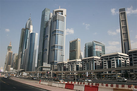 Le centre d'affaires de Dubaï city Le centre d'affaires de Dubaï city