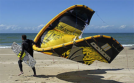 Kite-surf, Côte d'Opale