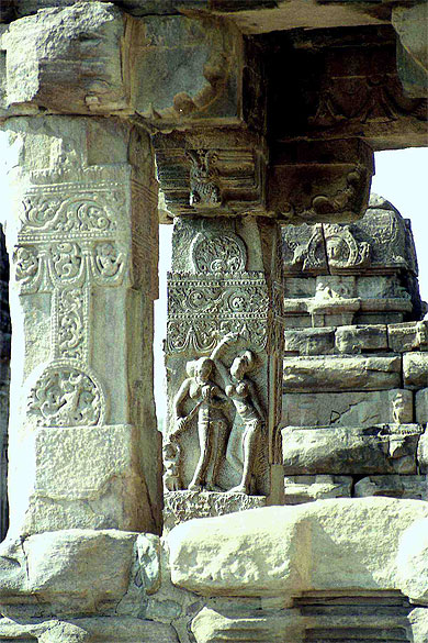 Pattadakal: temple de Virupaksha Pattadakal: temple de Virupaksha