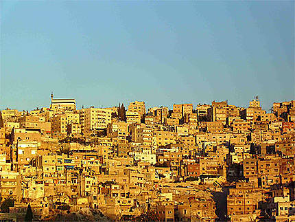 Coucher de soleil sur Amman