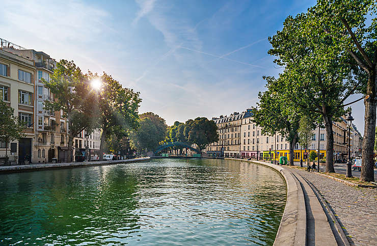 Le canal Saint-Martin (10e arrondissement)