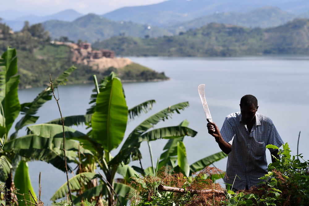 Lac Kivu, Rwanda