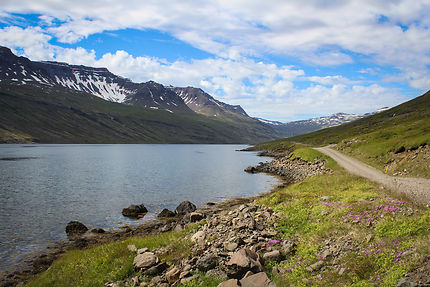 Mjóifjörður, dans les fjords de l'est islandais