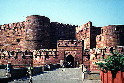 Le fort rouge à Agra