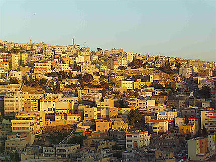 Coucher de soleil sur Amman