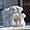 Sculpture de neige à Rivière-du-Loup