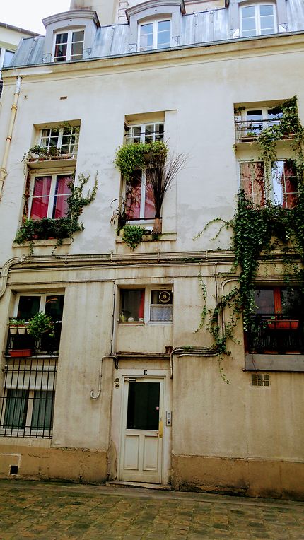 Cour intérieure, fenêtres sur cour, Paris