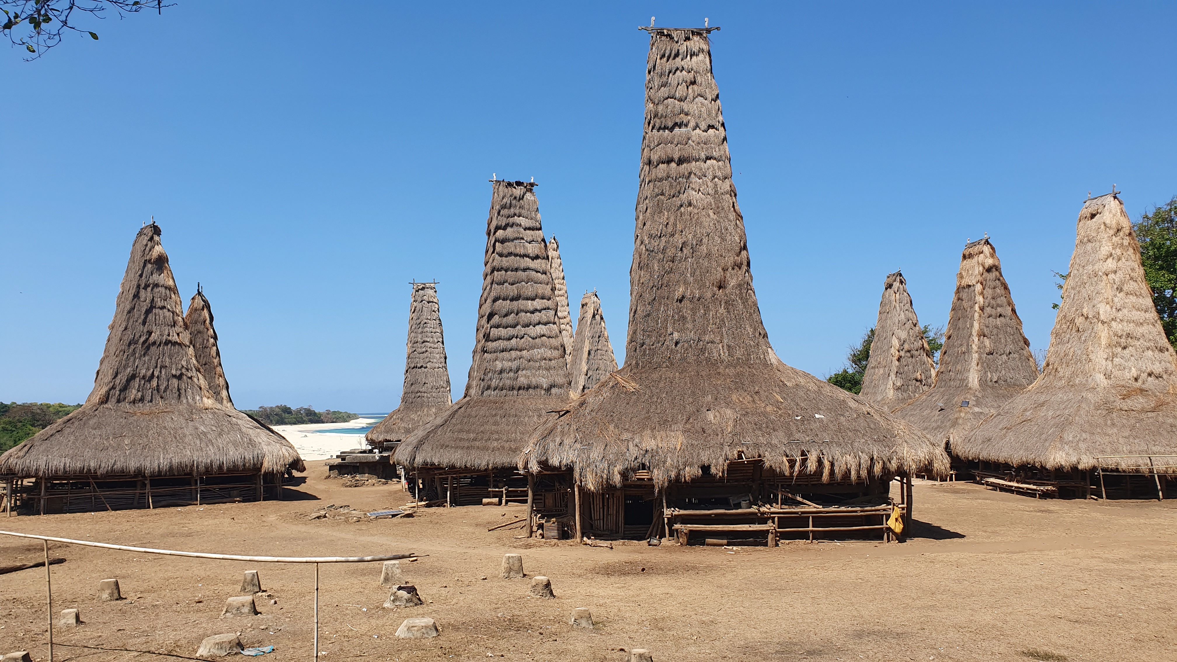 Sumba - village traditionnel