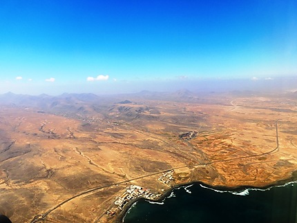 Fuerteventura vue d'avion