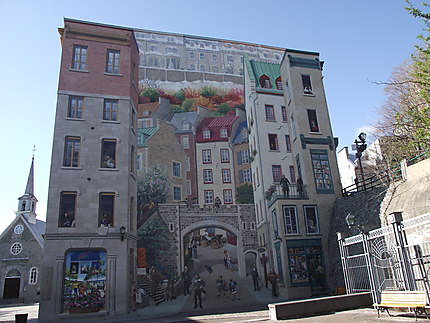 Fresque géante, Vieux Québec