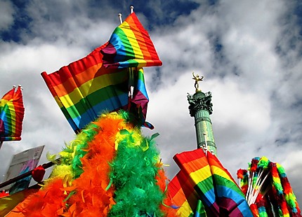 Gay pride 2016, prise de la Bastille