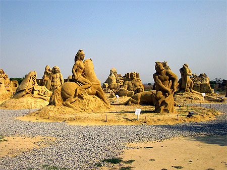 Le Festival de sculptures de sable Le Festival de sculptures de sable