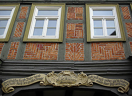 Façade baroque à Wernigerode