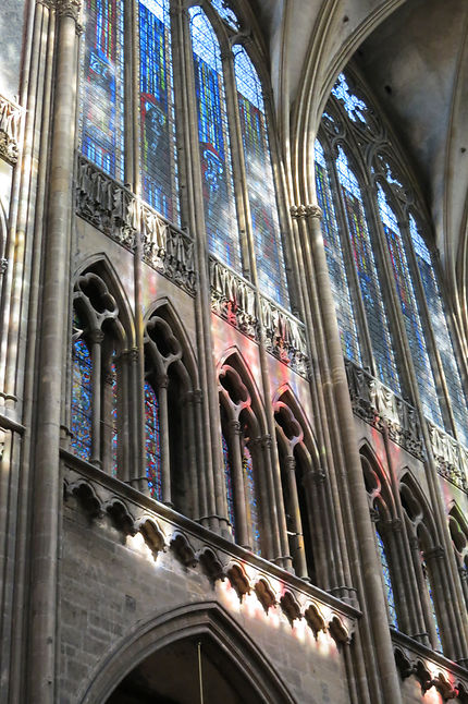 Jeu de lumière Cathédrale Saint-Étienne de Metz