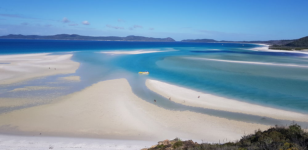 Plage paradisiaque sur Whitsundays Islands