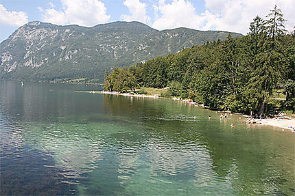 Le beau lac de Bohinj
