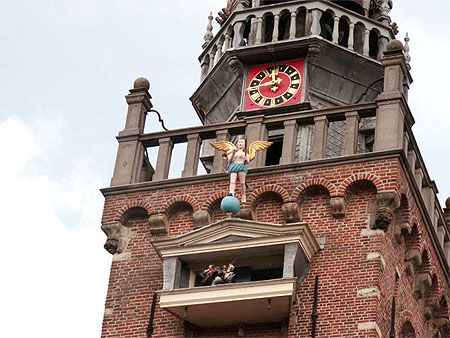 Détail de l'Hôtel de ville (Stadhuis) de Monnickendam 