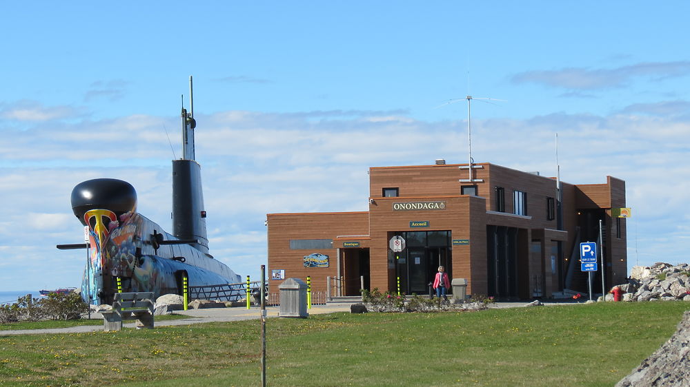 Sous marin Onondaga à Pointe au Père