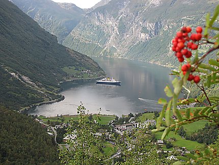 Vue sur le fjord Geiranger