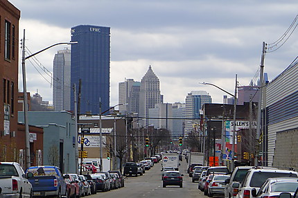 Downtown vu du Strip district