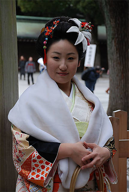 Japonaise au parc Yoyogi