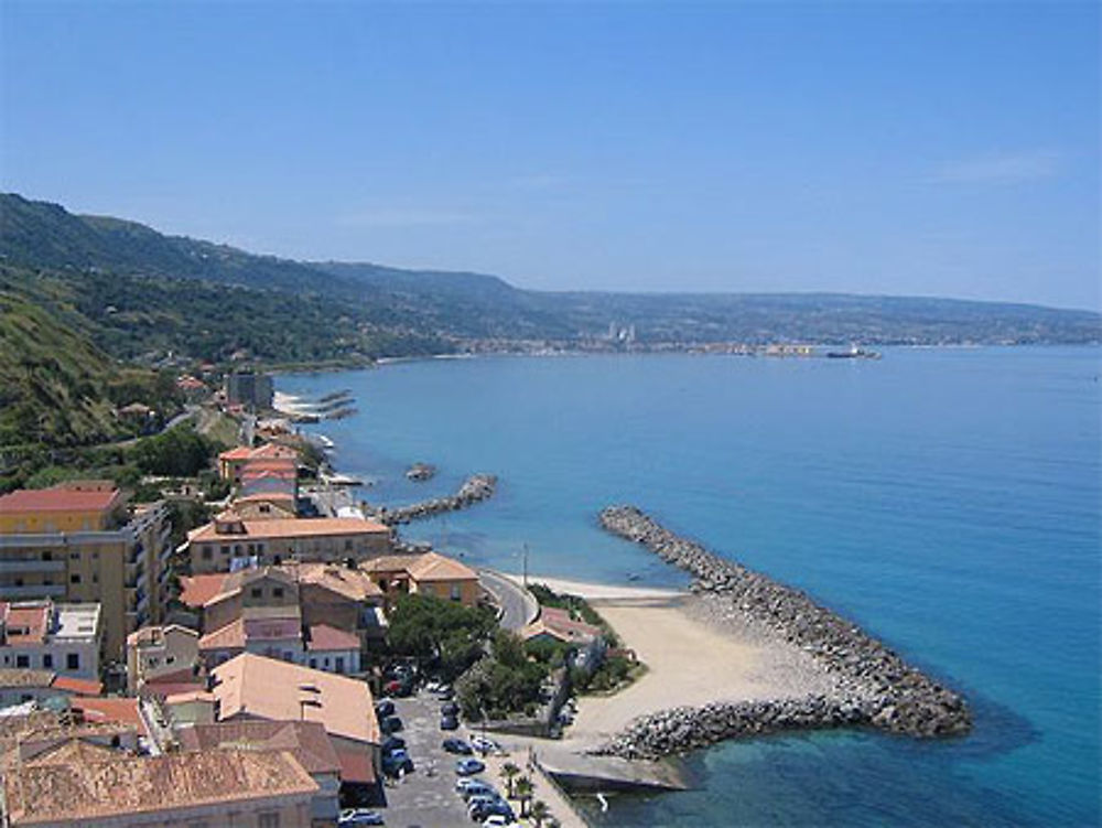 Vue de la mer à Pizzo