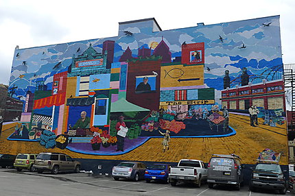 Peinture murale dans le Strip district