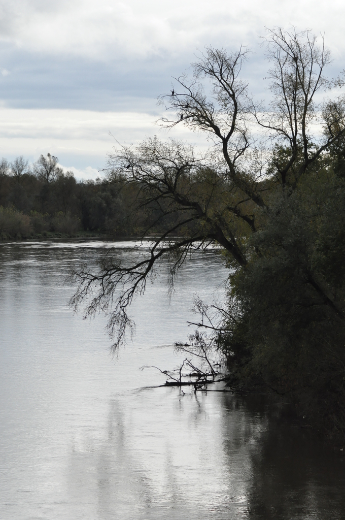 La Loire, vue du pont-canal La Loire, vue du pont-canal