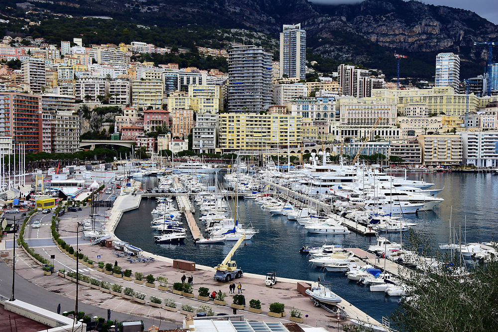 Vue sur le port de Monaco