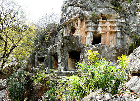 Tombeaux de Pinara Tombeaux de Pinara