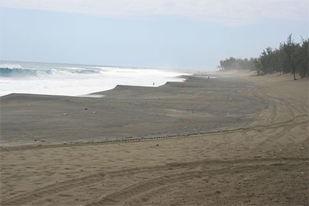 La belle plage d'Etang-Salé