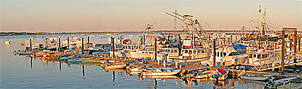 Le port de Provincetown au coucher du soleil