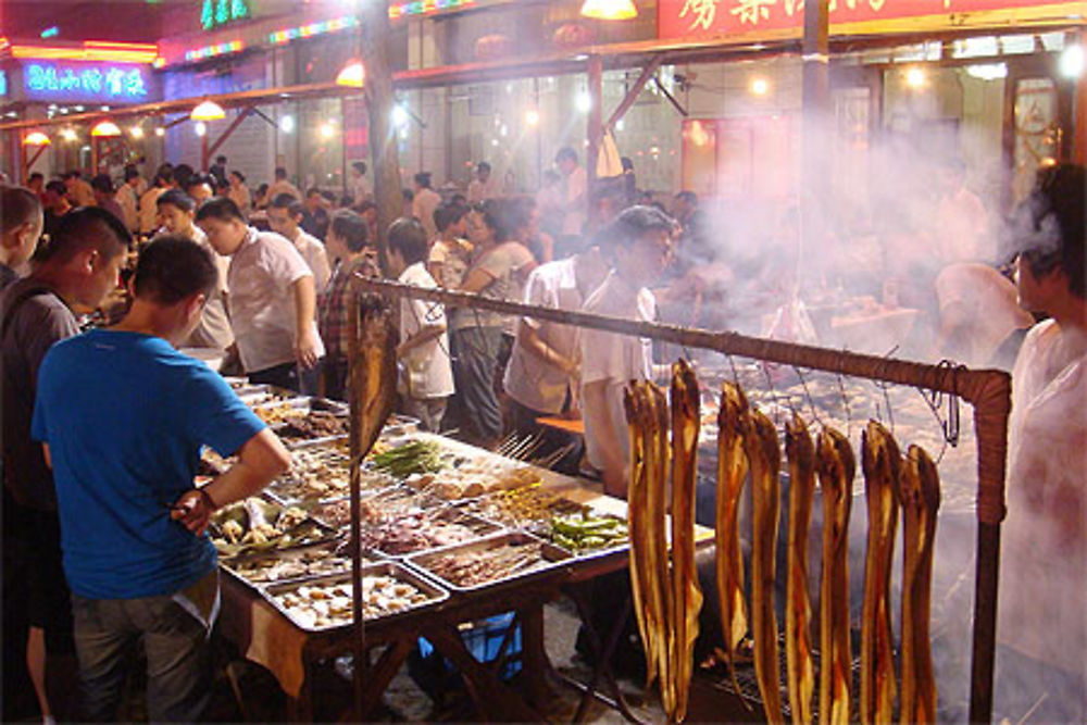 Marché nocturne Qingdao