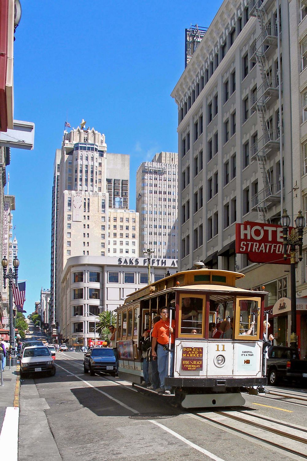 Un cable-car vers Union Square