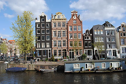 Maisons typiques d'Amsterdam
