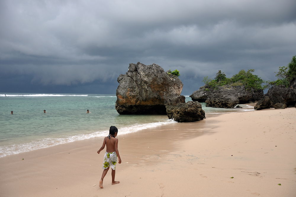 La plage de Padang Padang