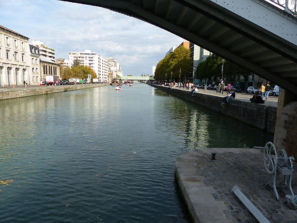 Le pont levant du canal Saint-Martin