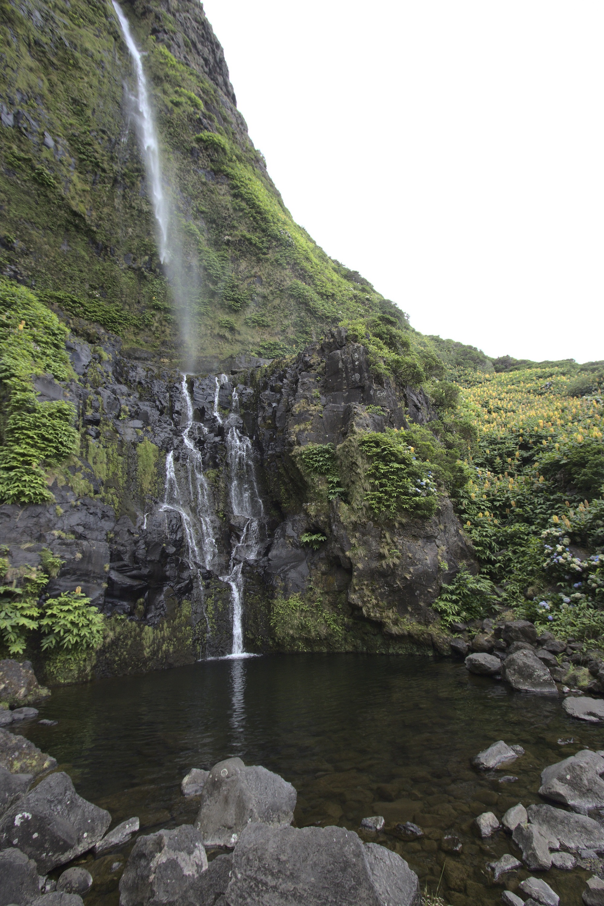 Cascade à Fajã Grande Cascade à Fajã Grande