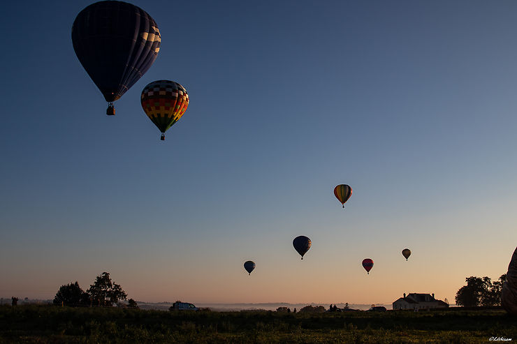 Montgolfières à Saint-Émilion